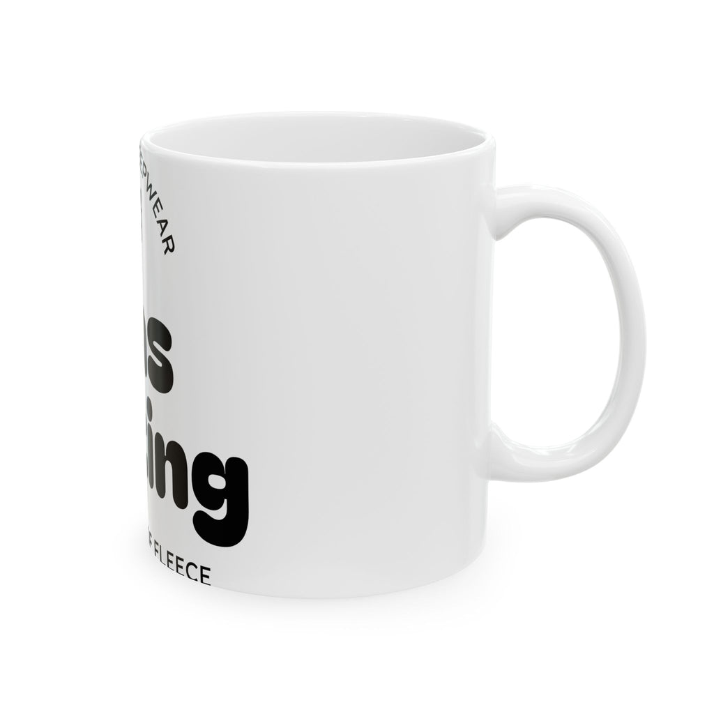 Texas Testing Ceramic Mug — Retro Bold Typography Coffee Cup (11oz & 15oz)