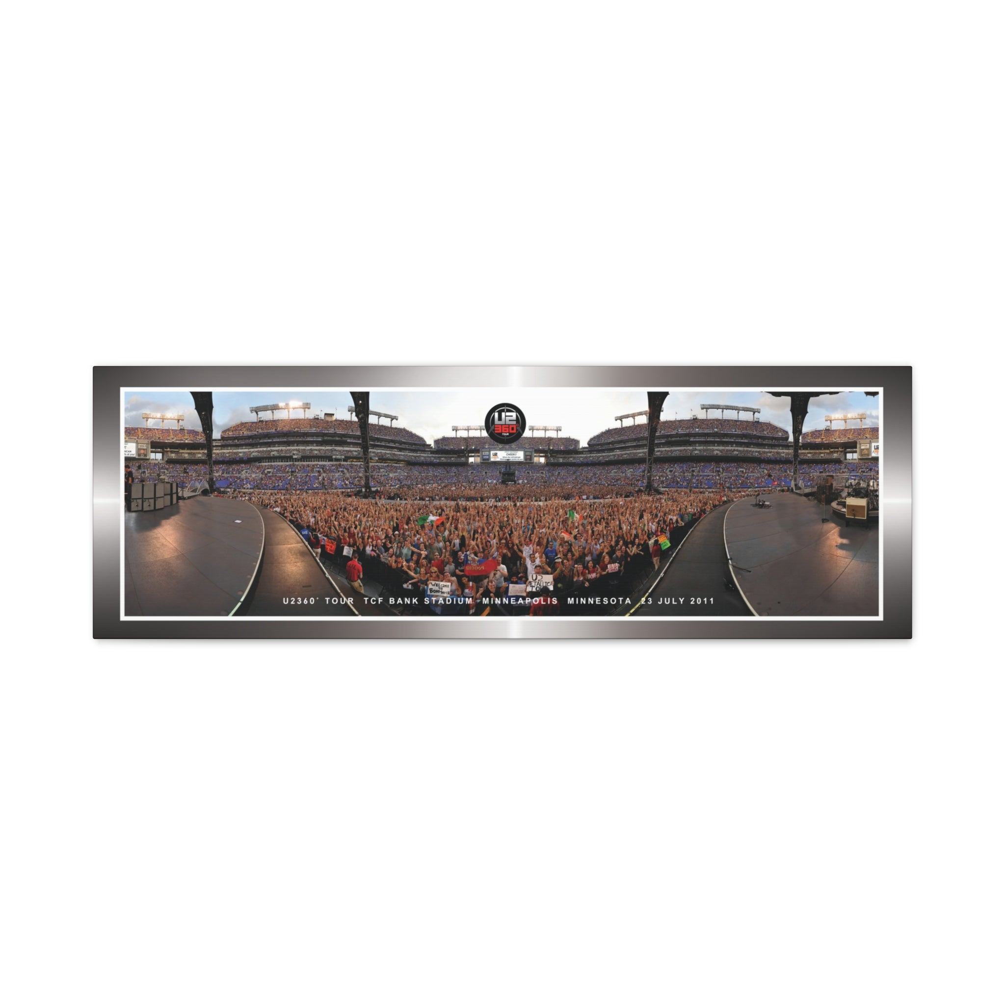 U2 360° Tour Crowd Canvas (Horizontal)