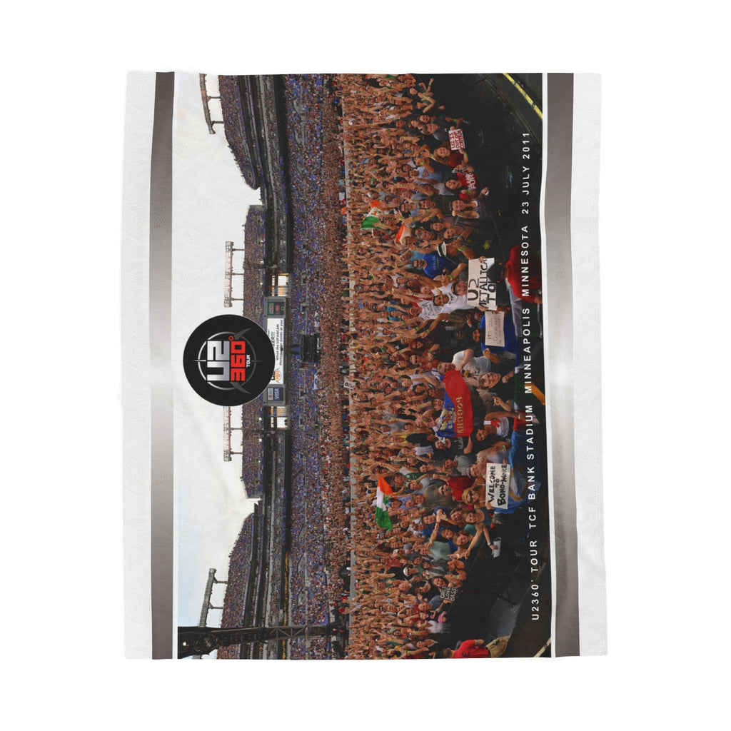 U2 360° Tour Velveteen Plush Blanket