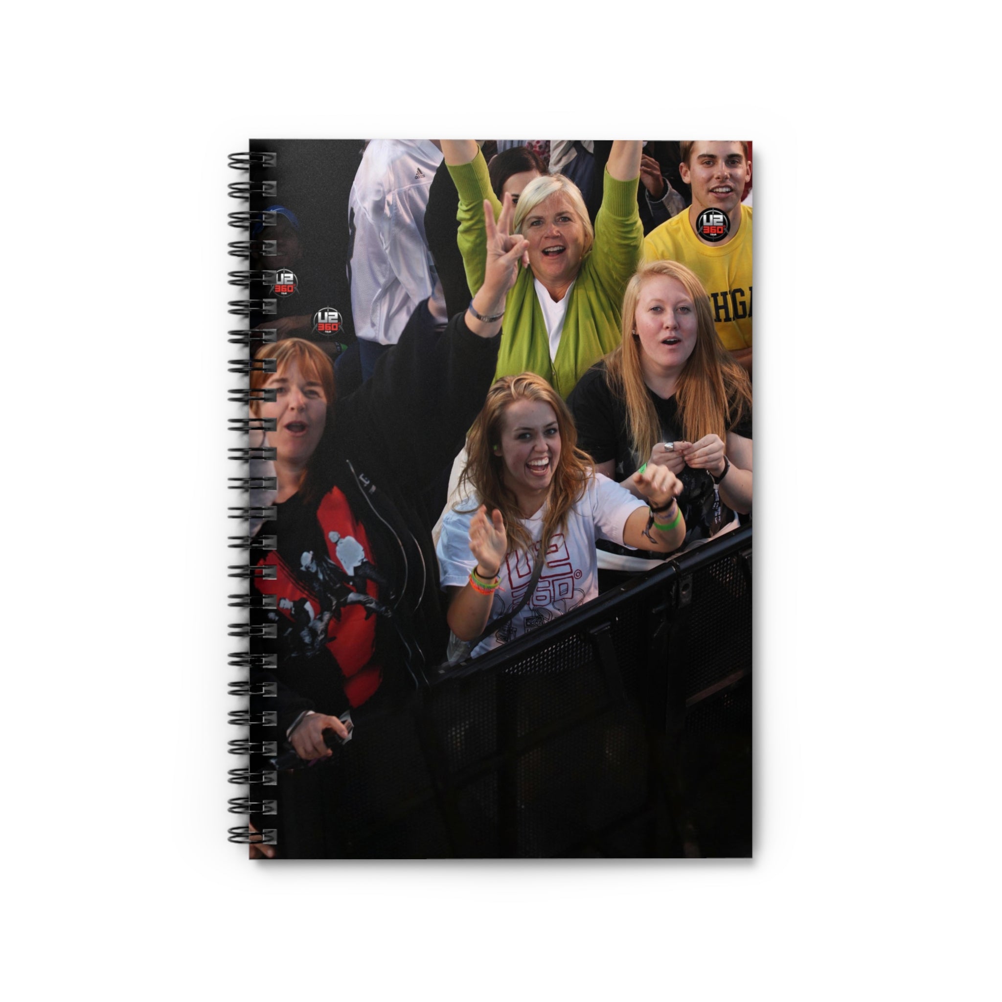 Spiral Notebook — Live Concert Crowd Photo Cover