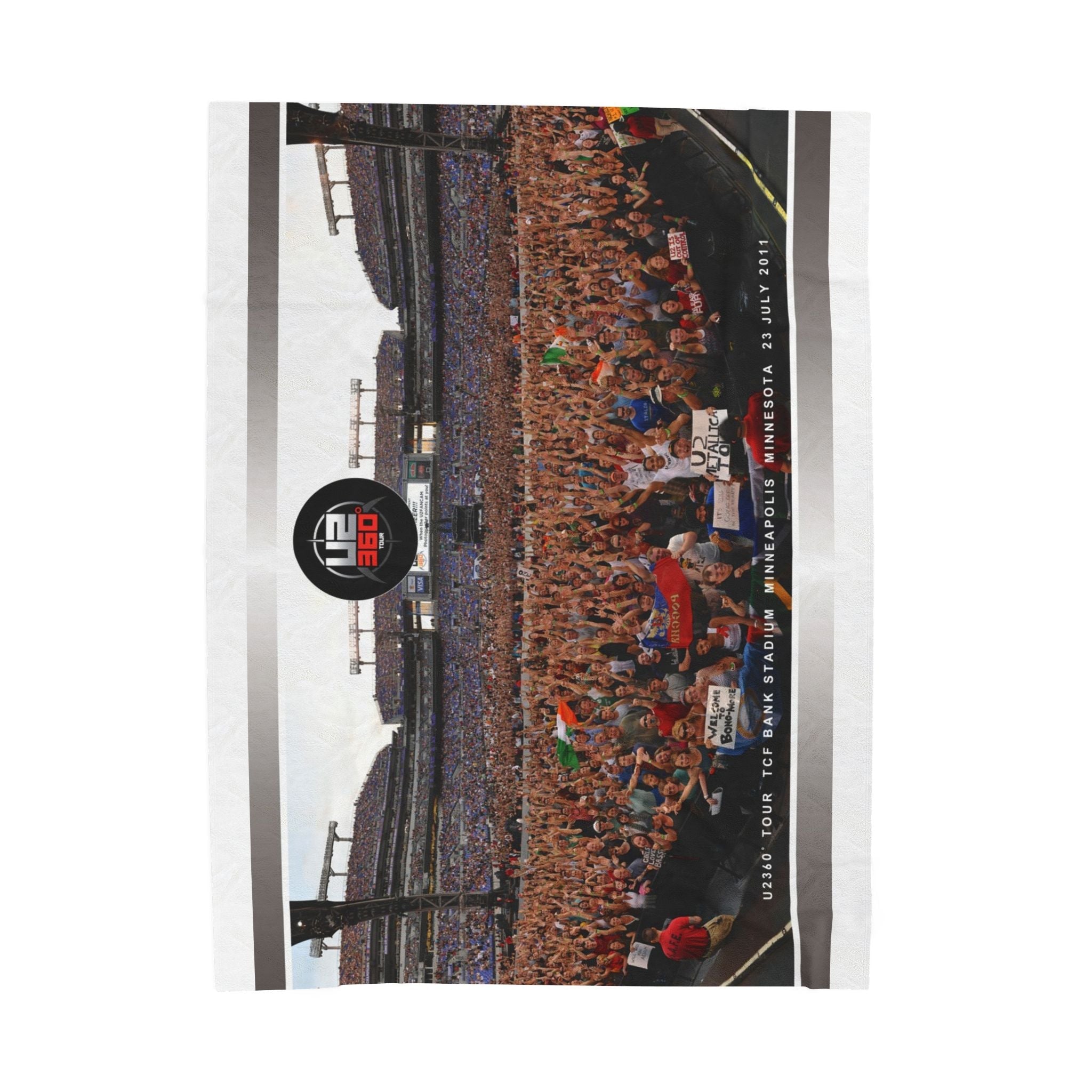 U2 360° Tour Velveteen Plush Blanket