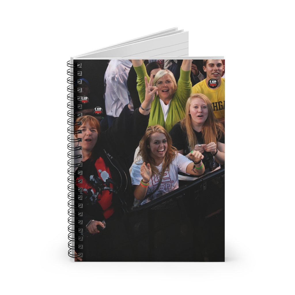 Spiral Notebook — Live Concert Crowd Photo Cover
