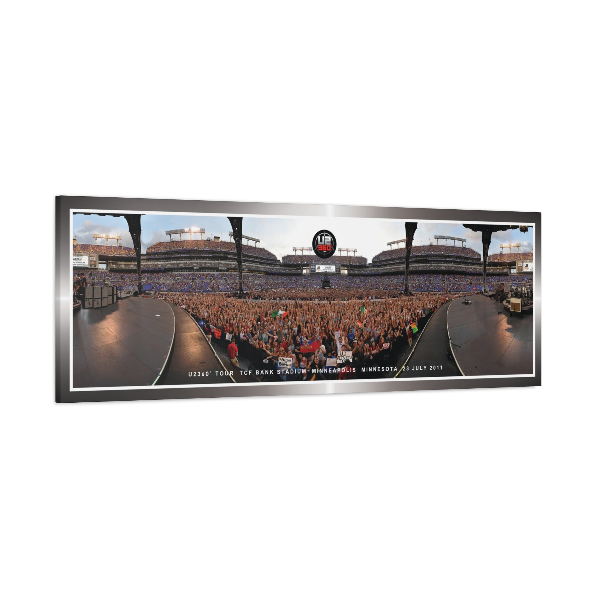 U2 360° Tour Crowd Canvas (Horizontal)