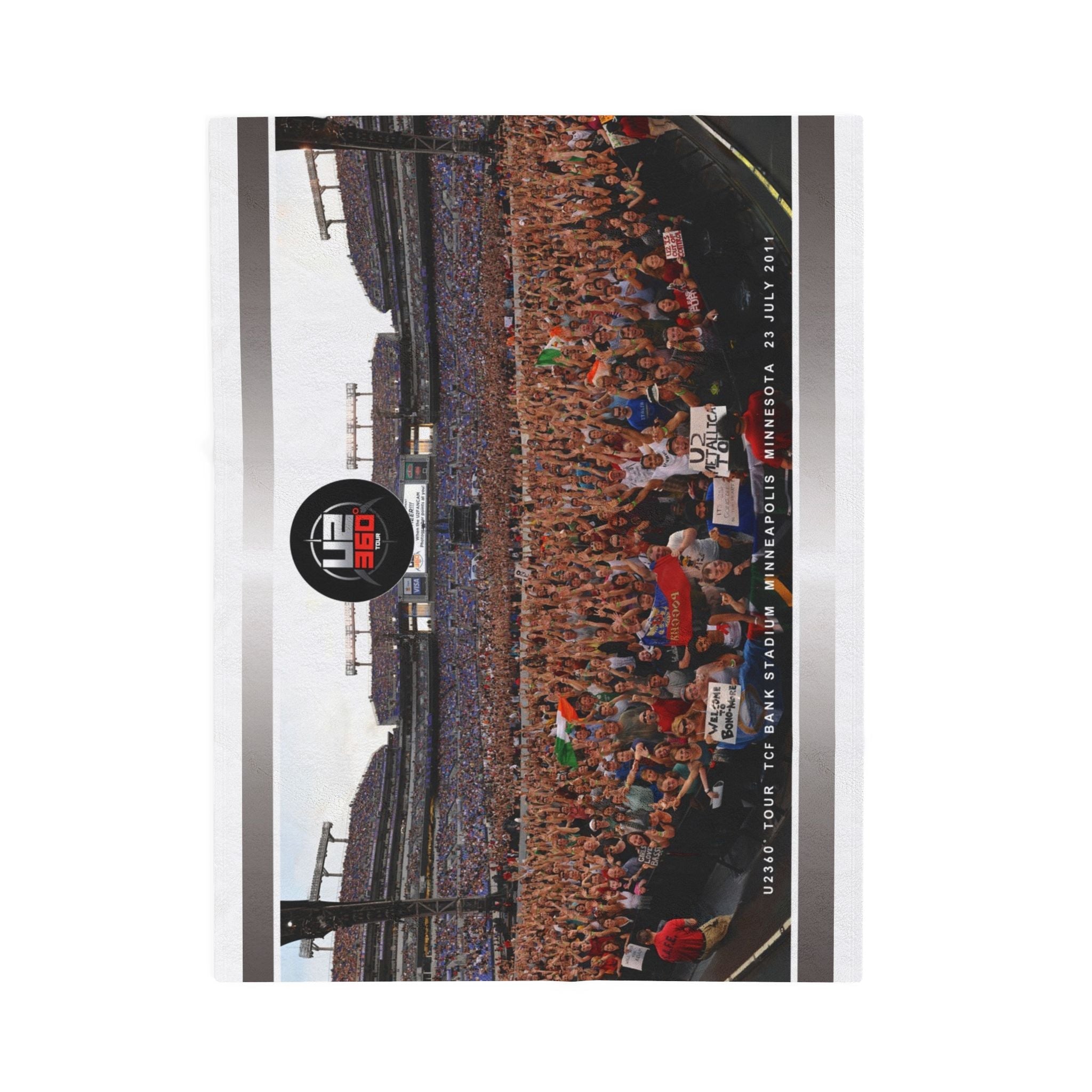 U2 360° Tour Velveteen Plush Blanket