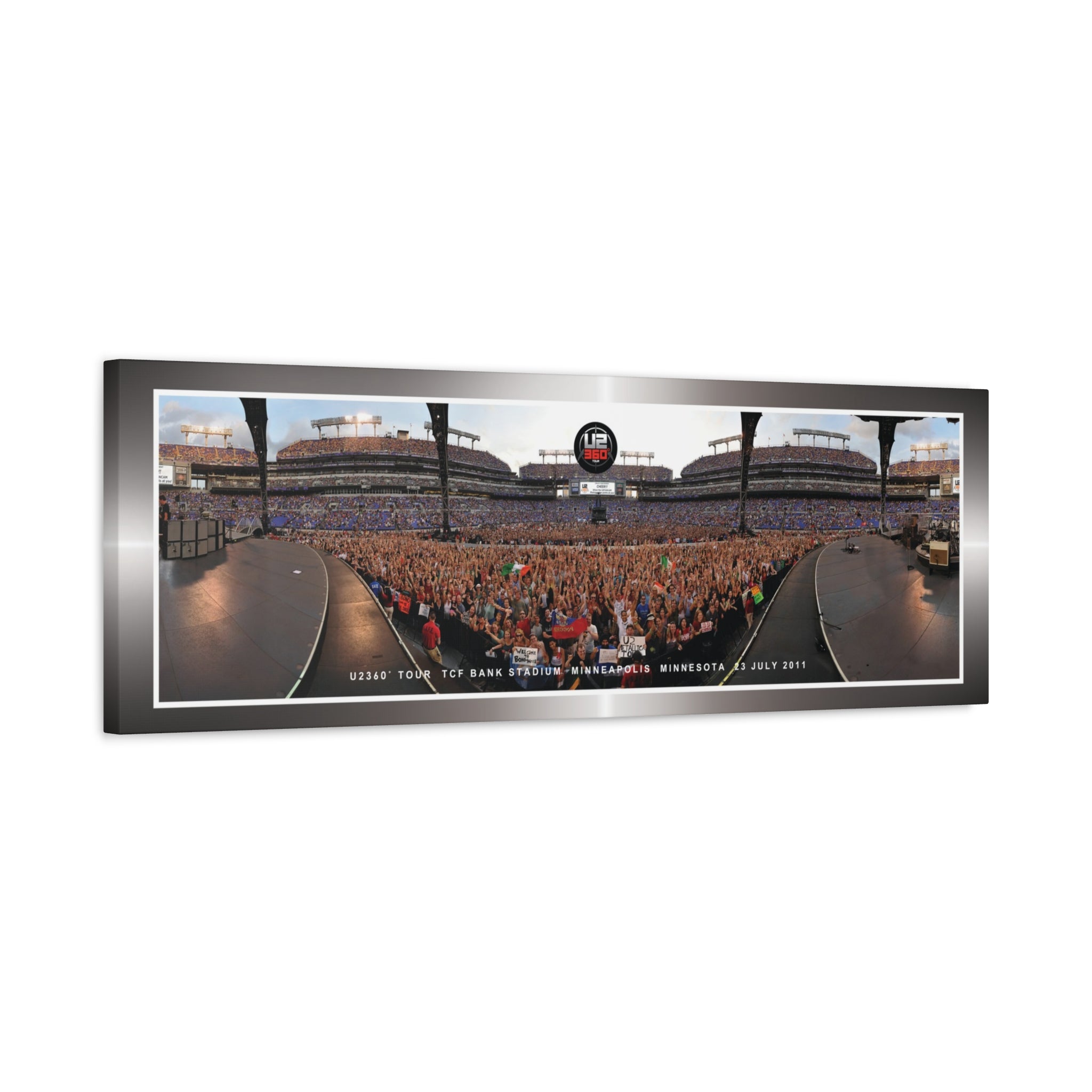 U2 360° Tour Crowd Canvas (Horizontal)